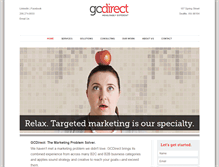 Tablet Screenshot of gcdirect.com